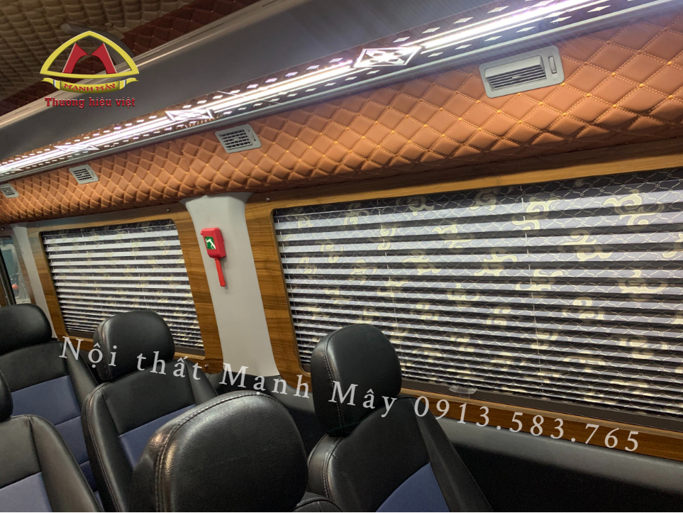 Rèm Limousine Ghi Trám 